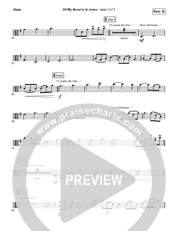 All My Boast Is In Jesus Viola (Matt Boswell / Matt Papa / Keith & Kristyn Getty)