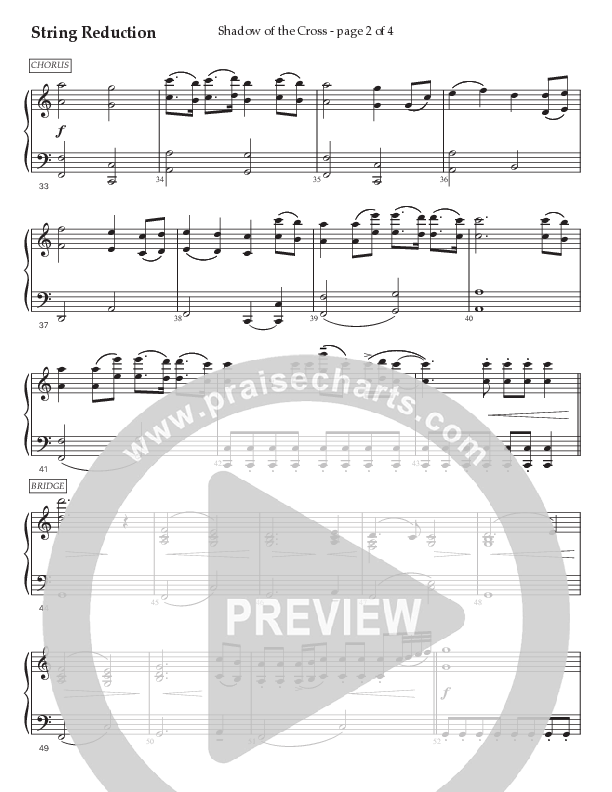 Shadow Of The Cross (Choral Anthem SATB) String Reduction (Prestonwood Worship / Prestonwood Choir / Arr. Jonathan Walker)
