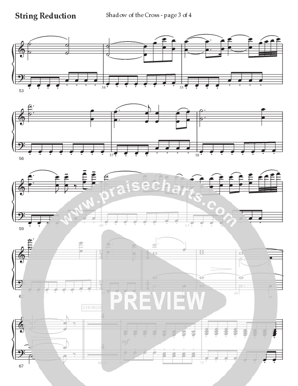 Shadow Of The Cross (Choral Anthem SATB) String Reduction (Prestonwood Worship / Prestonwood Choir / Arr. Jonathan Walker)