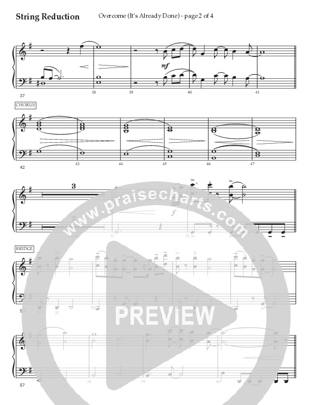 Overcome (It's Already Done) (Choral Anthem SATB) String Reduction (Prestonwood Worship / Prestonwood Choir / Arr. Brian Taylor / Orch. Jonathan Walker)