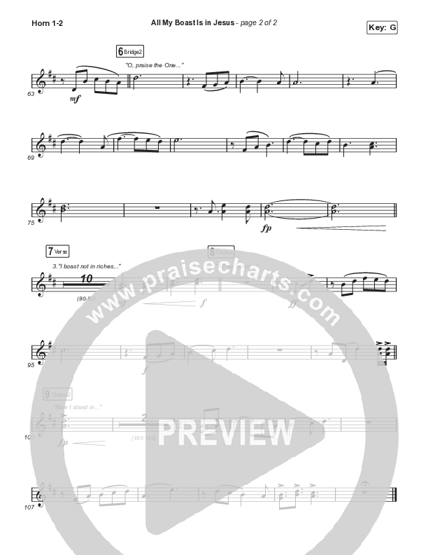 All My Boast Is In Jesus (Worship Choir/SAB) Brass Pack (Matt Papa / Matt Boswell / Arr. Mason Brown / Keith & Kristyn Getty)