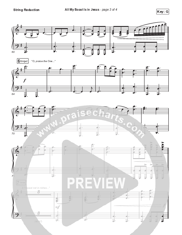 All My Boast Is In Jesus (Sing It Now) String Reduction (Matt Papa / Matt Boswell / Arr. Mason Brown / Keith & Kristyn Getty)