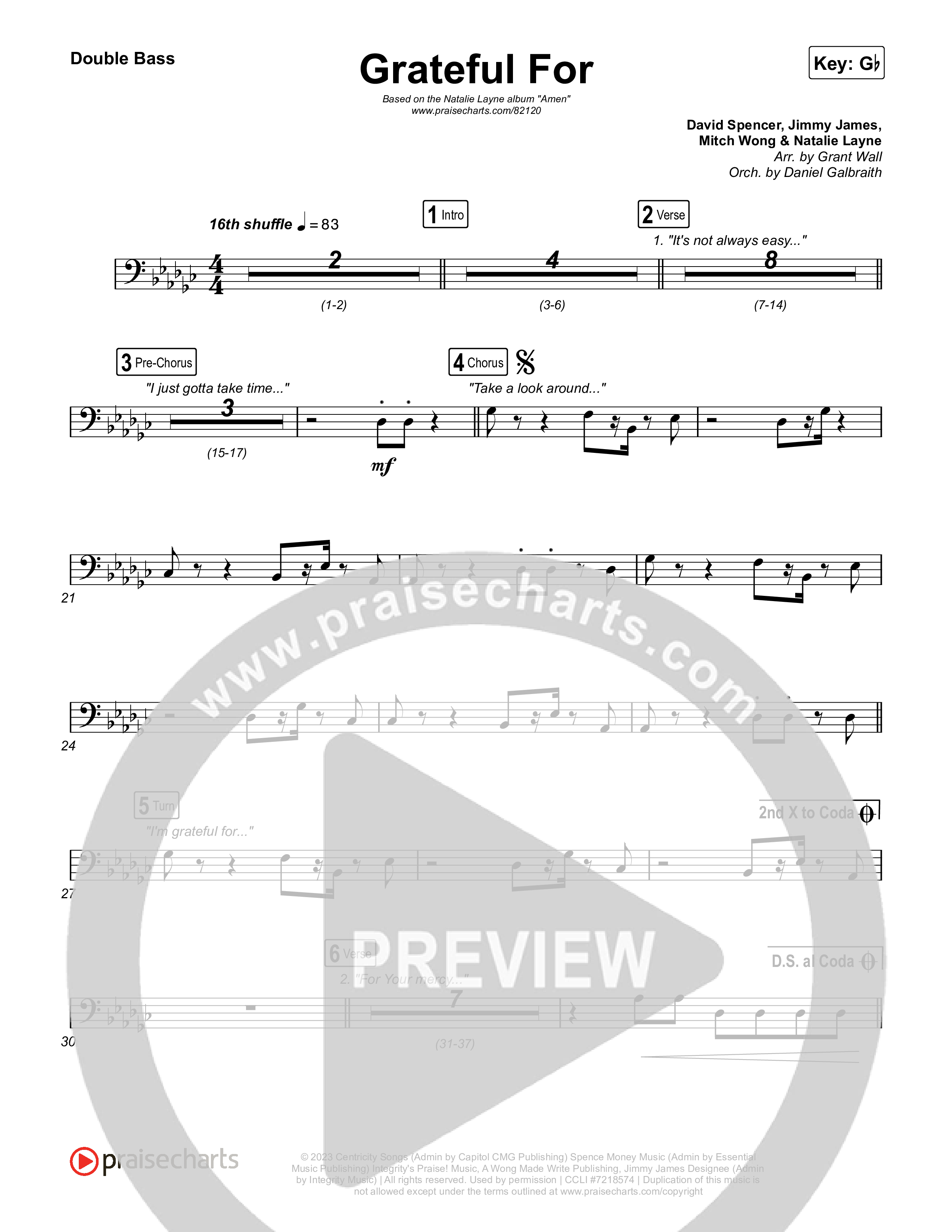 Grateful For String Bass (Natalie Layne)