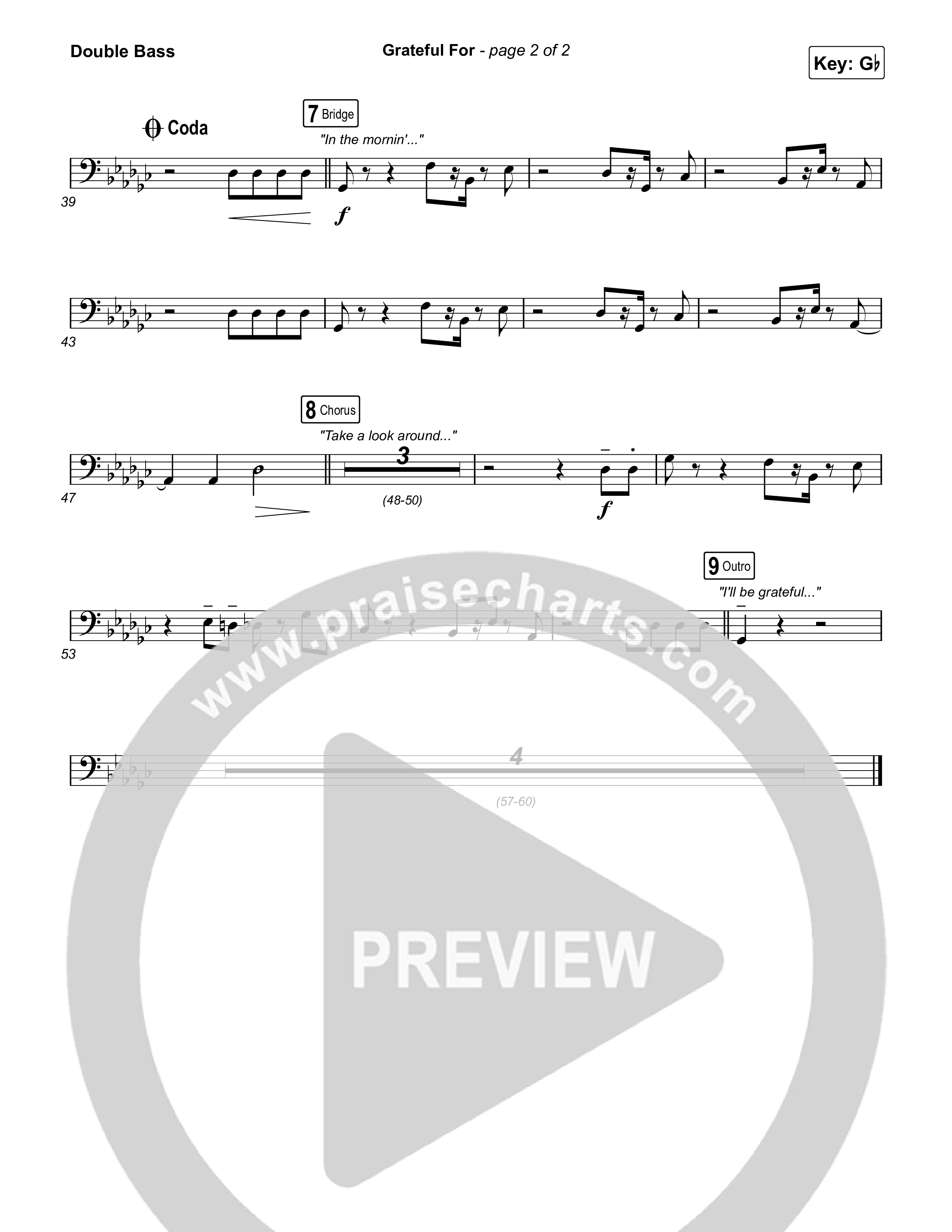 Grateful For String Bass (Natalie Layne)