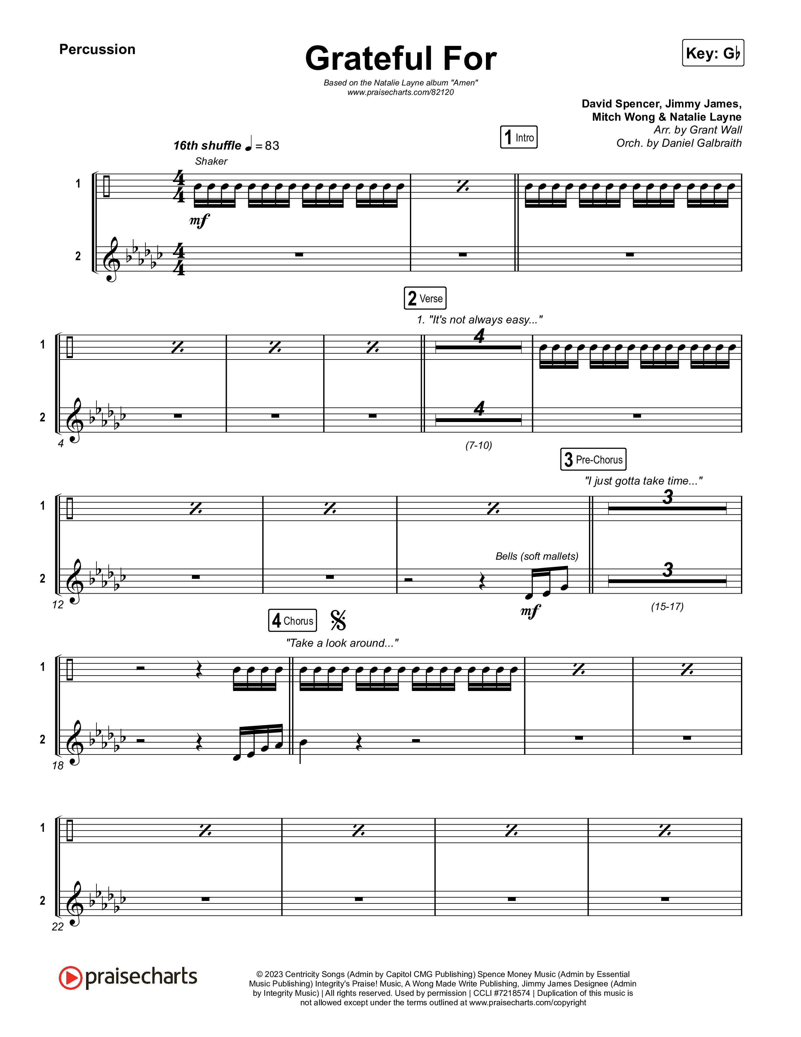 Grateful For Percussion (Natalie Layne)