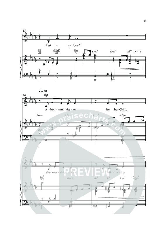 Rest In My Love (Choral Anthem SATB) Anthem (SATB/Piano) (Arr. Phillip Keveren / Lifeway Choral)