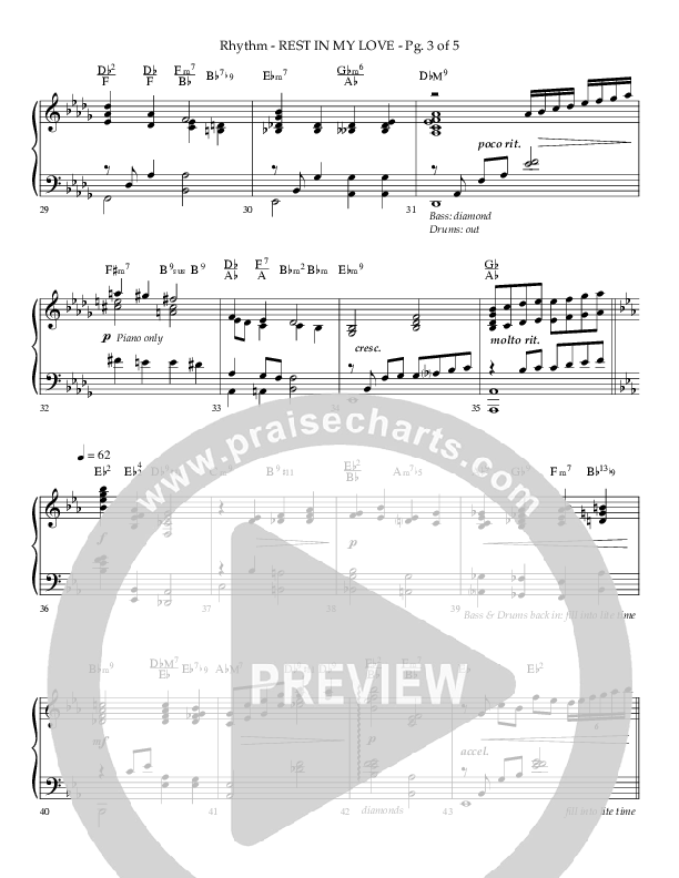 Rest In My Love (Choral Anthem SATB) Lead Melody & Rhythm (Arr. Phillip Keveren / Lifeway Choral)