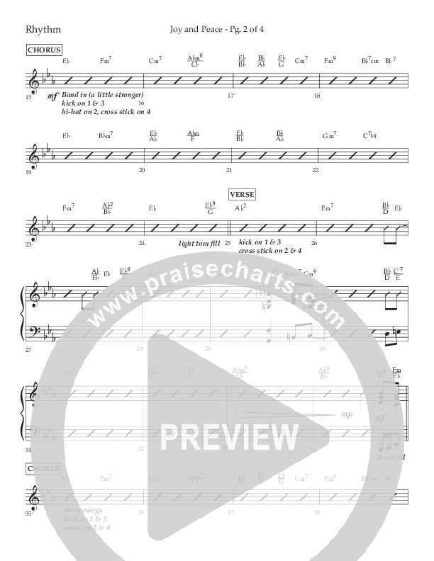 Joy And Peace (Choral Anthem SATB) Lead Melody & Rhythm (Lifeway Choral / Arr. Russell Mauldin)