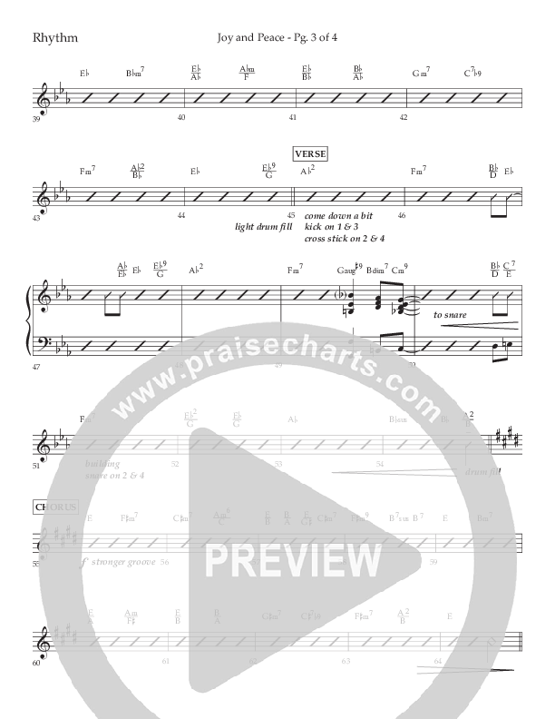 Joy And Peace (Choral Anthem SATB) Lead Melody & Rhythm (Lifeway Choral / Arr. Russell Mauldin)