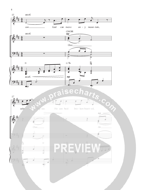 He Can (Choral Anthem SATB) Anthem (SATB/Piano) (Arr. Cody McVey)