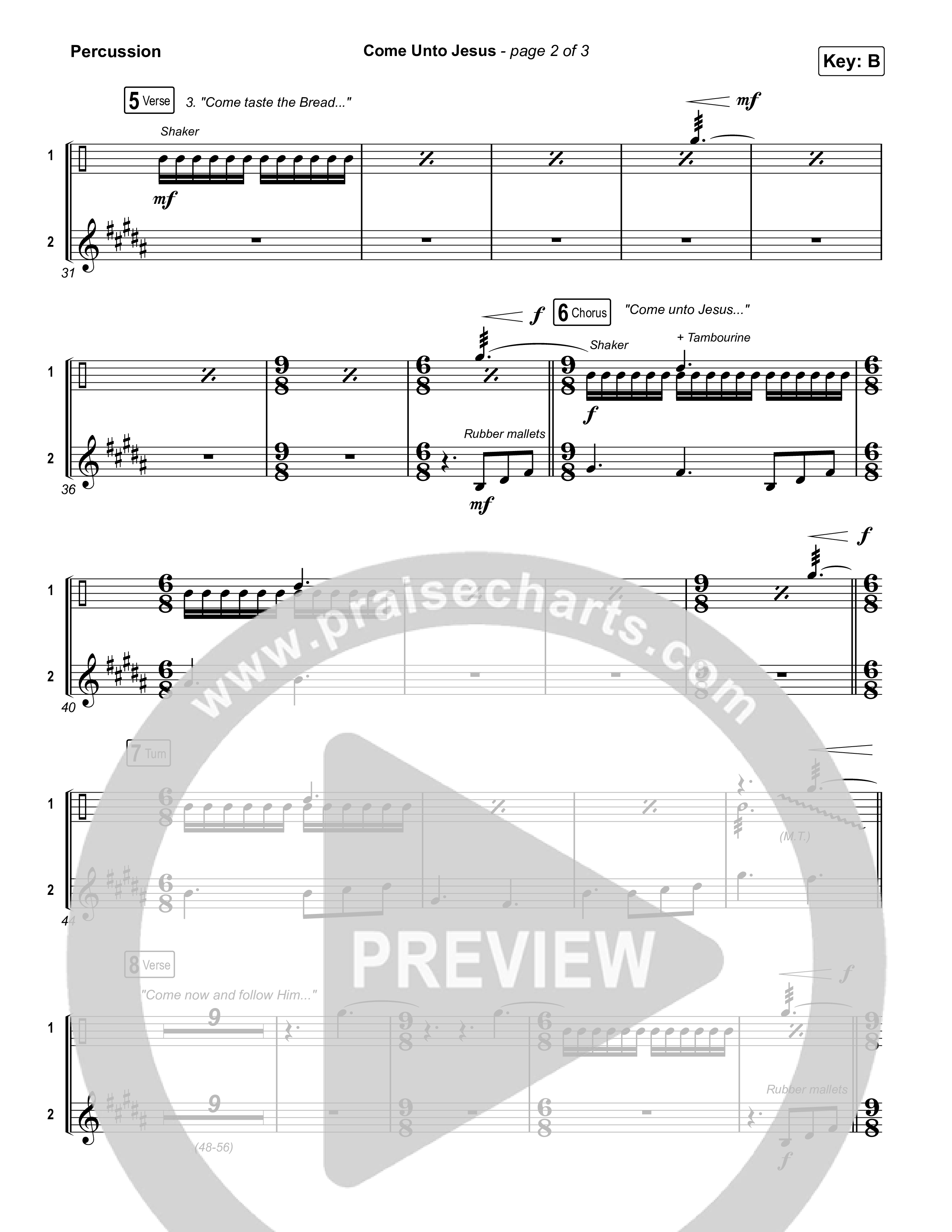 Come Unto Jesus (Live) Percussion (Keith & Kristyn Getty / Laura Story / Jordan Kauflin)