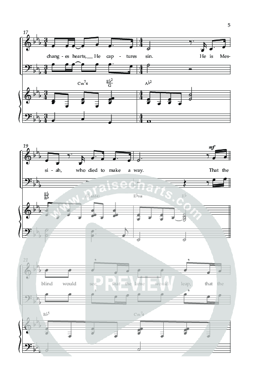 He Comes For This (Choral Anthem SATB) Anthem (SATB/Piano) (Lifeway Choral / Arr. Cody McVey)