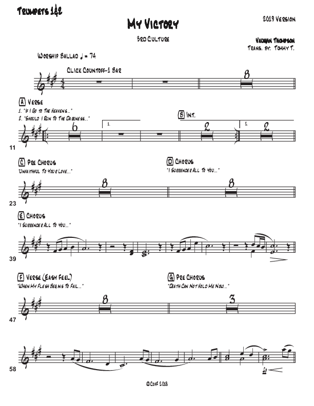 My Victory Trumpet 1,2 (Third Culture Worship)