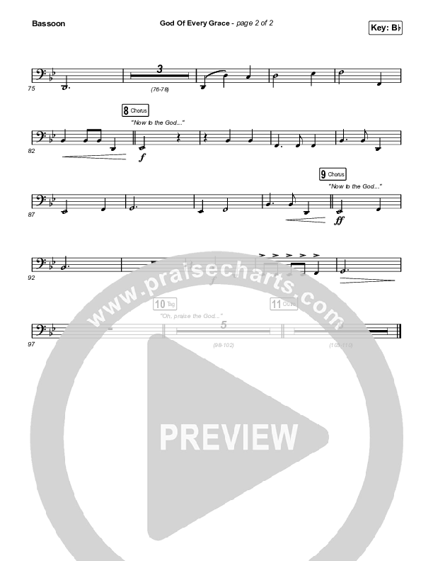 God Of Every Grace Bassoon (Keith & Kristyn Getty / Matt Boswell / Matt Papa)