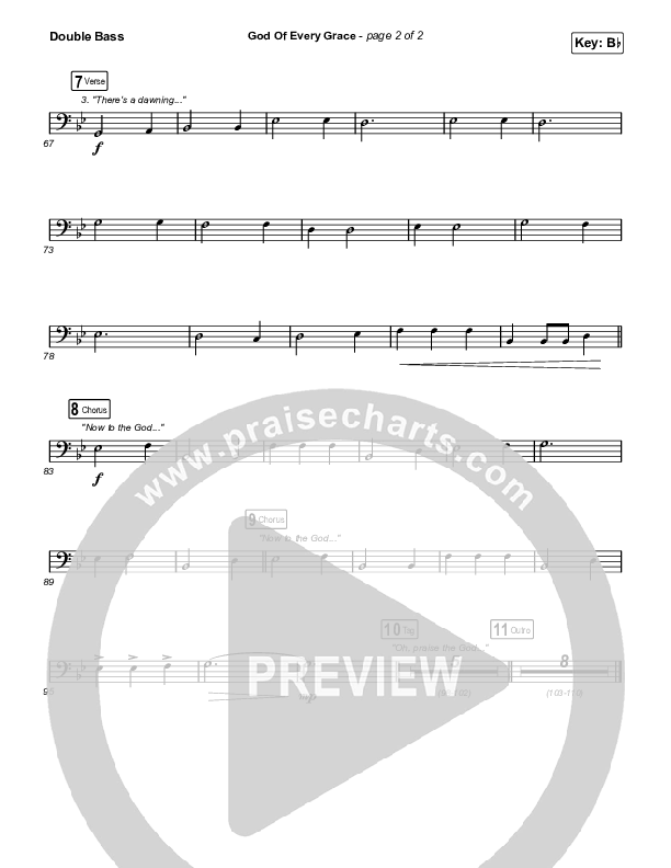 God Of Every Grace String Bass (Keith & Kristyn Getty / Matt Boswell / Matt Papa)