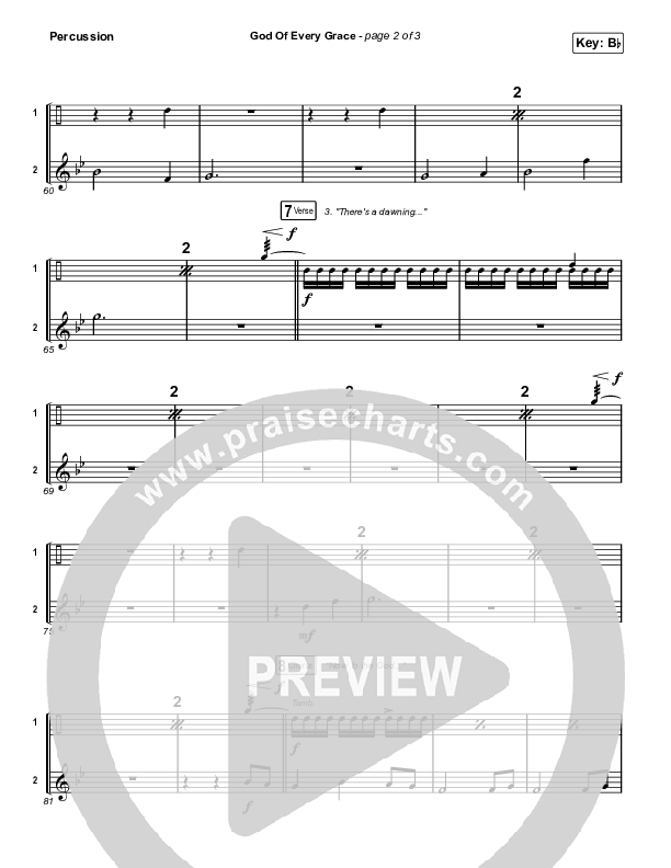 God Of Every Grace Percussion (Keith & Kristyn Getty / Matt Boswell / Matt Papa)