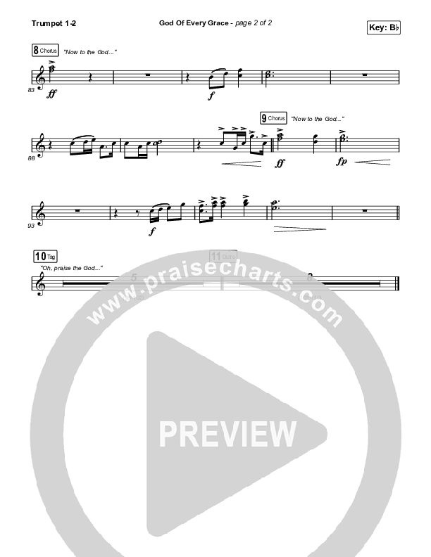 God Of Every Grace Trumpet 1,2 (Keith & Kristyn Getty / Matt Boswell / Matt Papa)