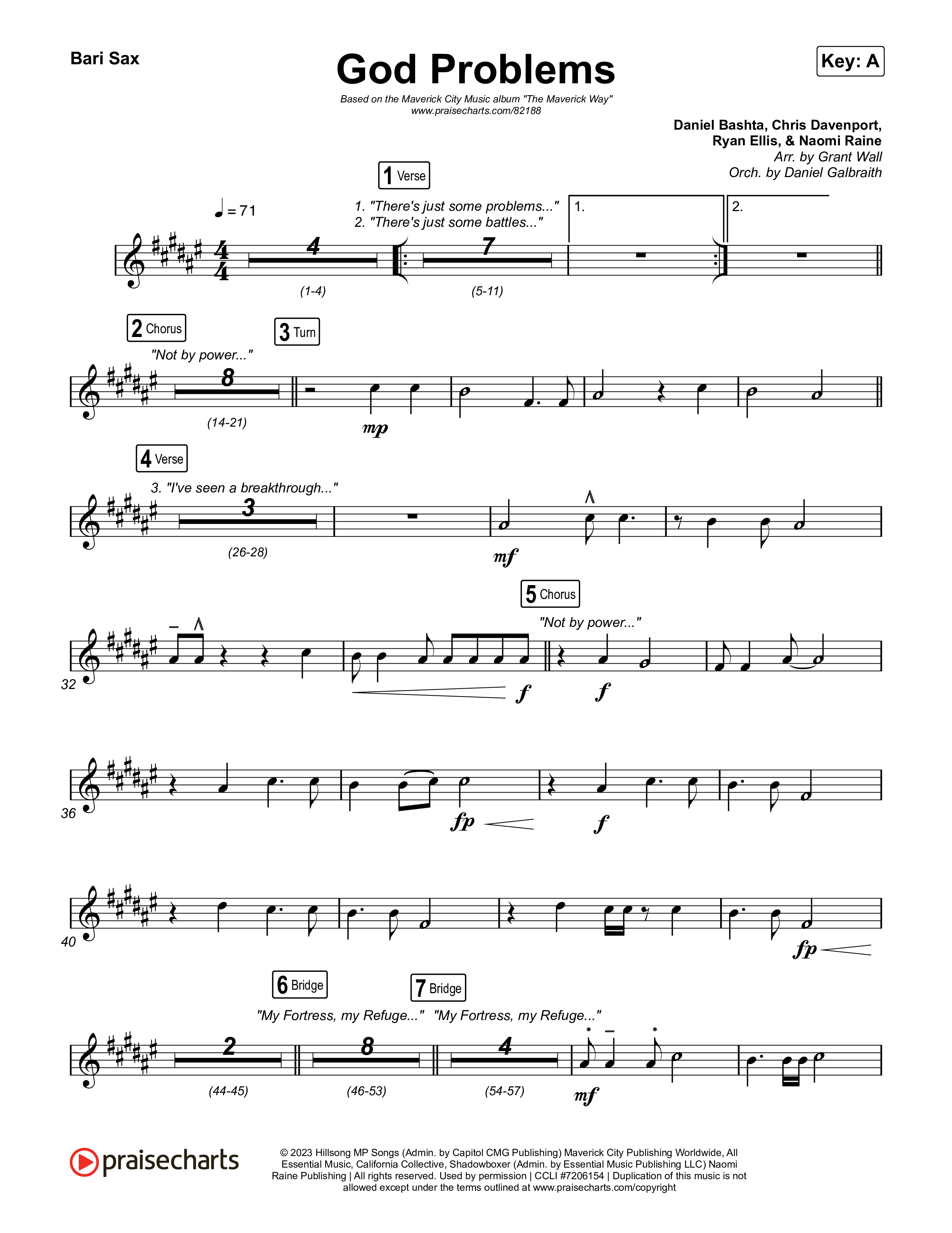 God Problems Bari Sax (Maverick City Music / Chandler Moore / Naomi Raine)