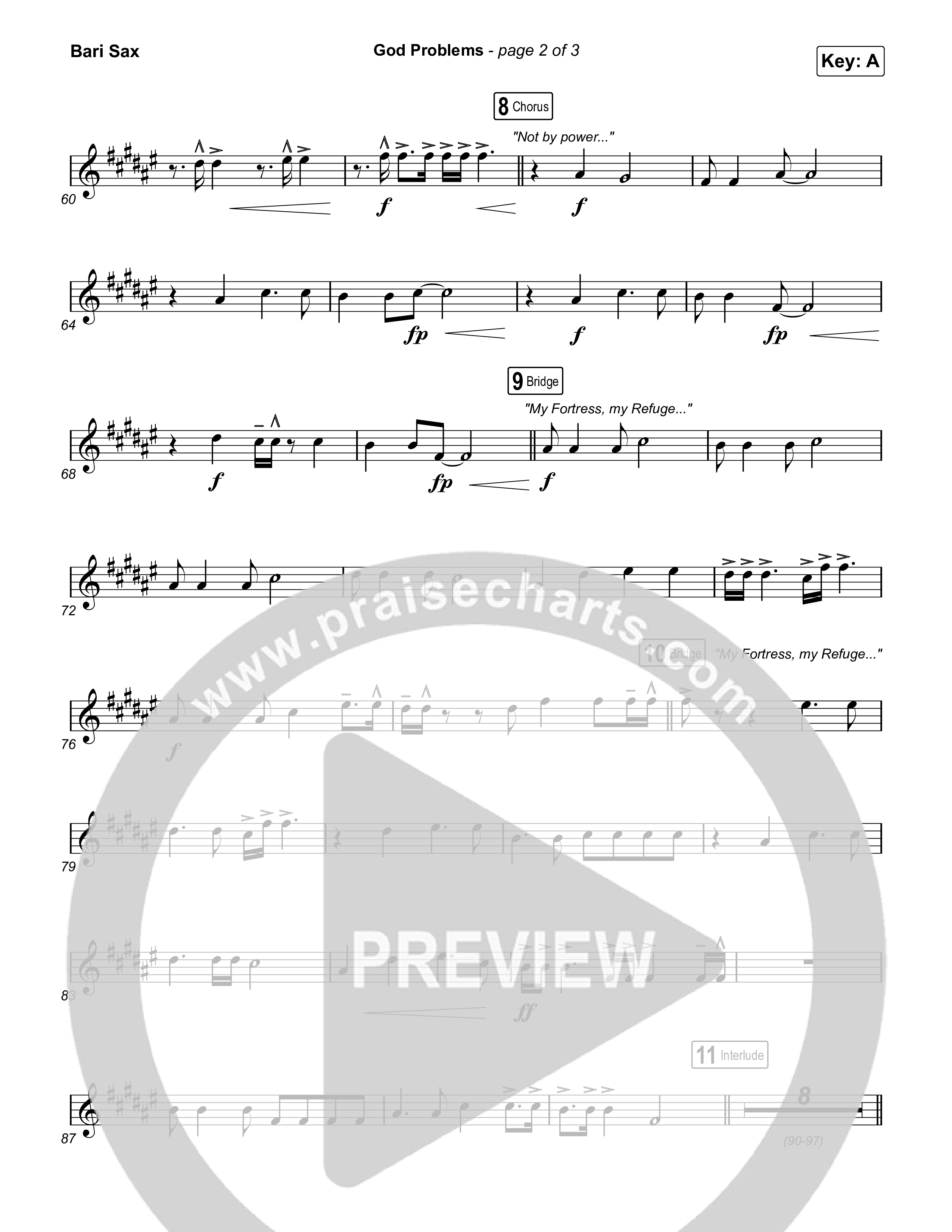 God Problems Bari Sax (Maverick City Music / Chandler Moore / Naomi Raine)