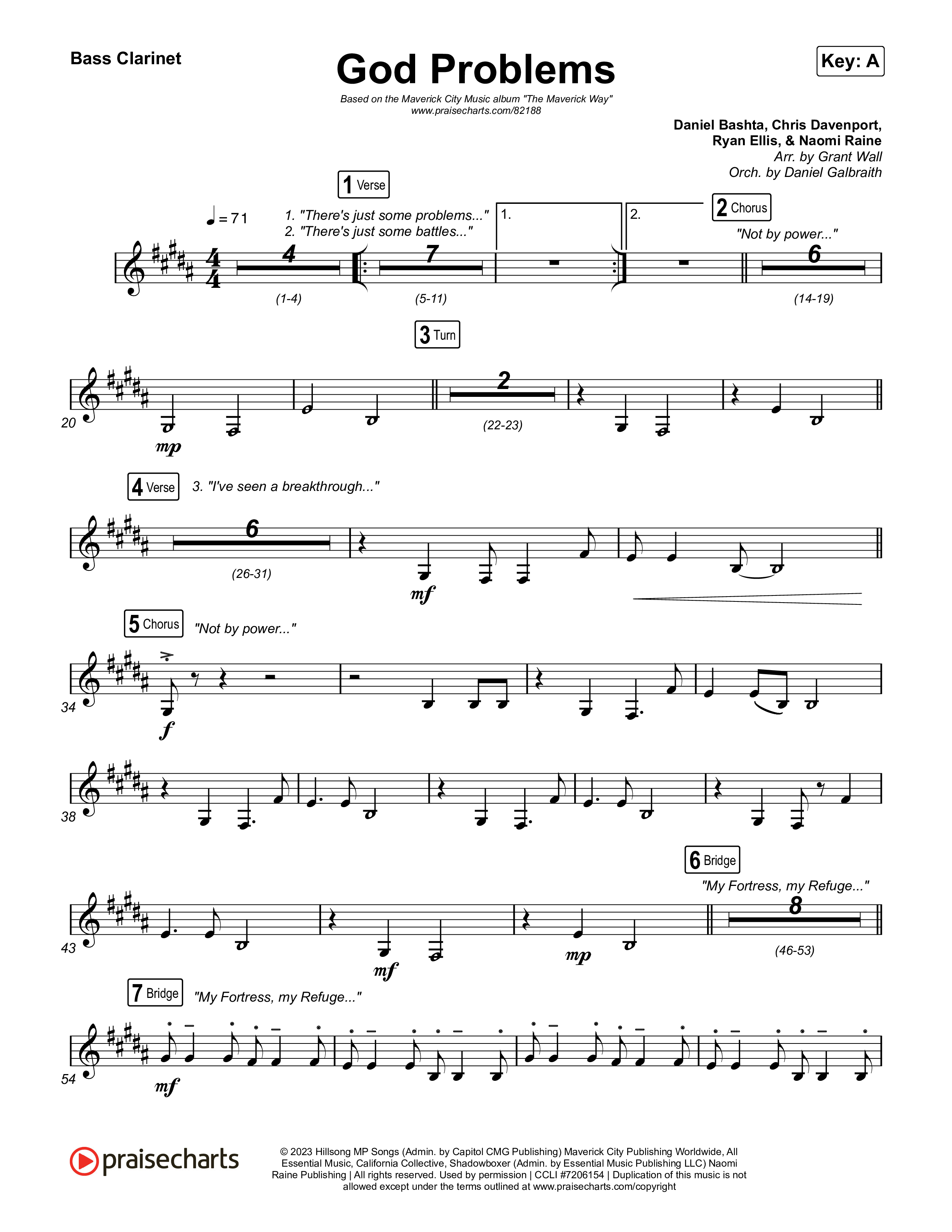 God Problems Bass Clarinet (Maverick City Music / Chandler Moore / Naomi Raine)