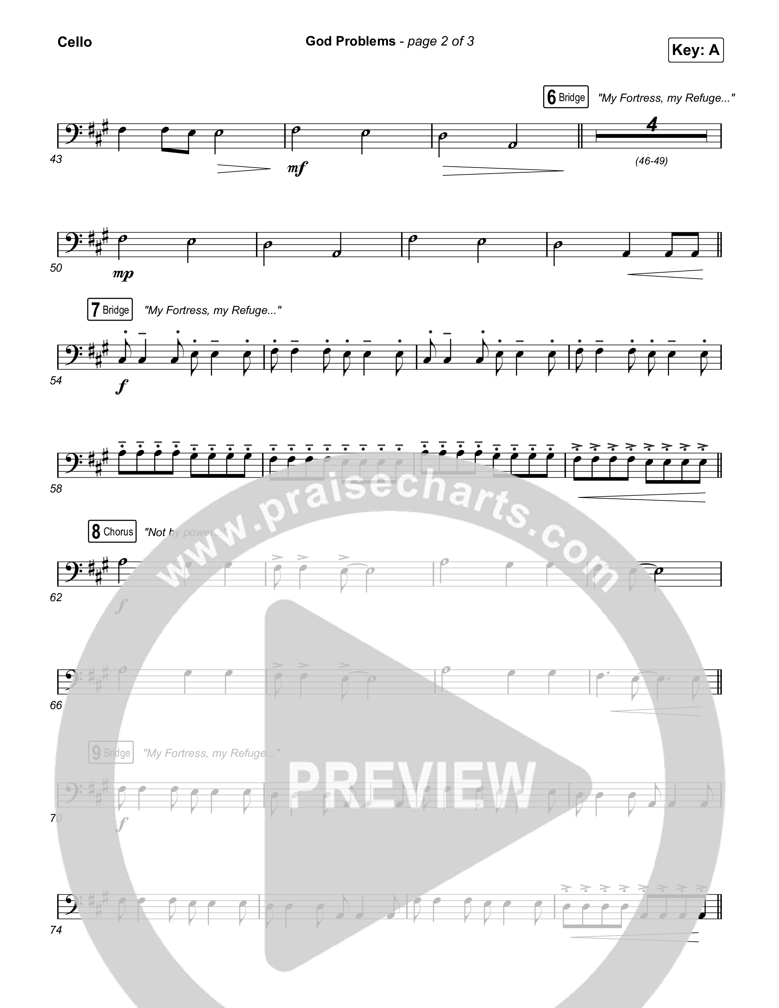 God Problems Cello (Maverick City Music / Chandler Moore / Naomi Raine)