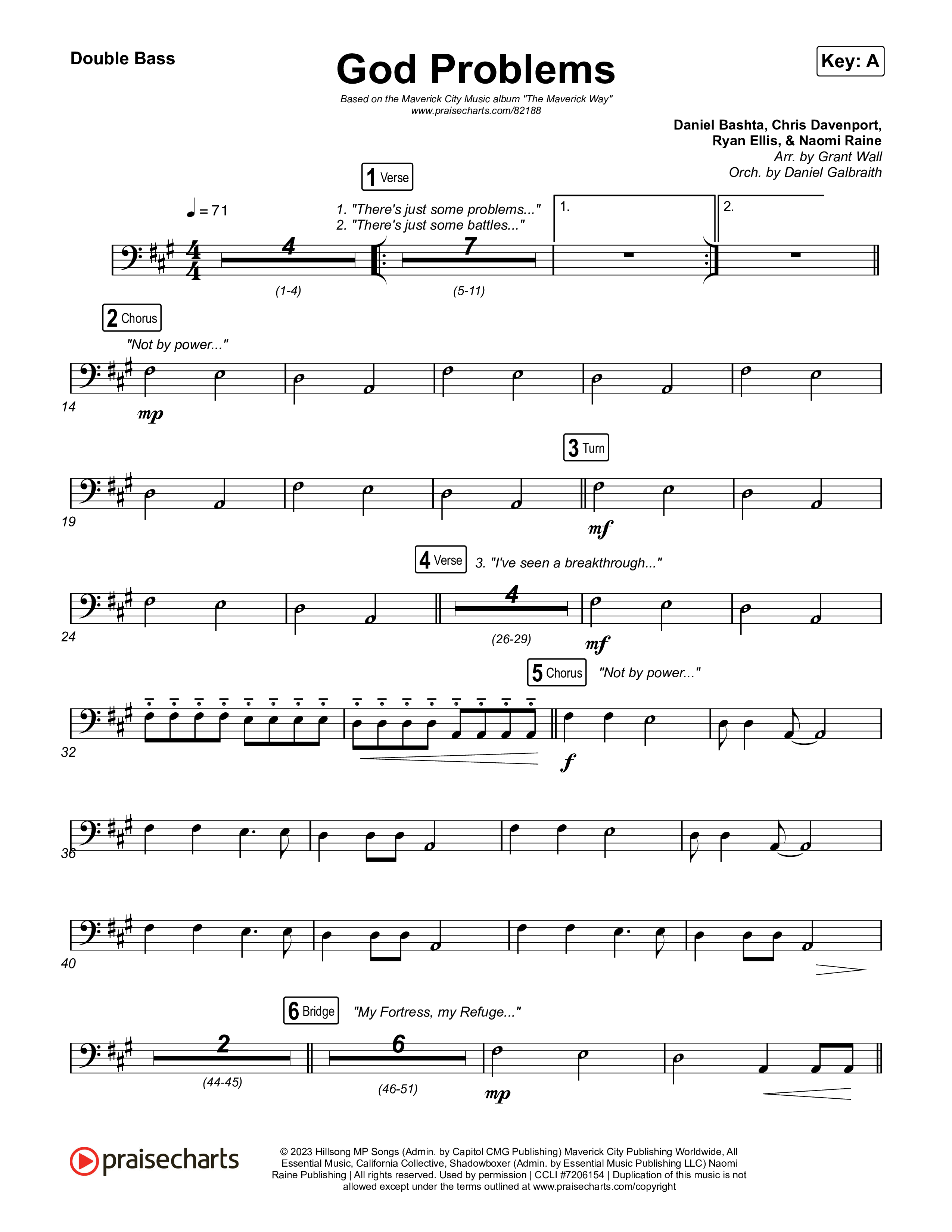 God Problems String Bass (Maverick City Music / Chandler Moore / Naomi Raine)