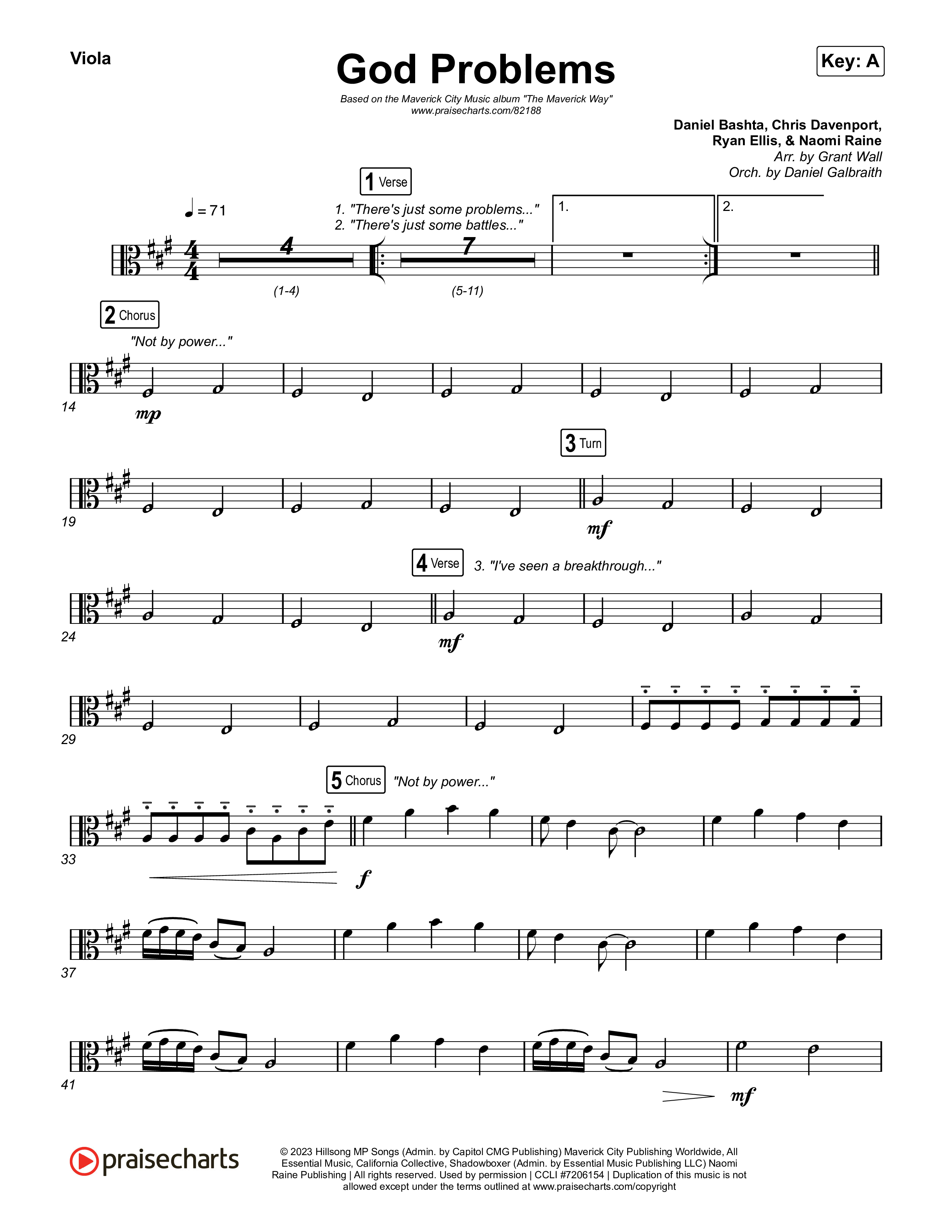 God Problems Viola (Maverick City Music / Chandler Moore / Naomi Raine)