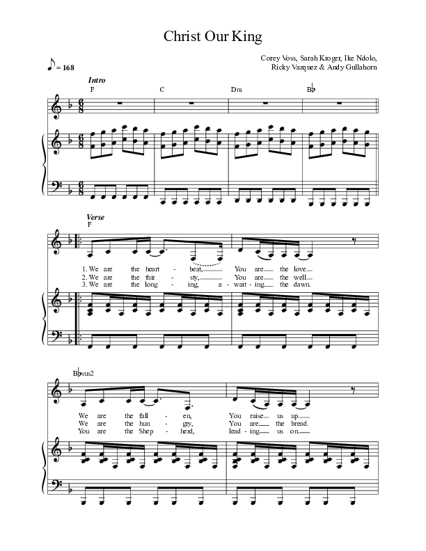 Christ Our King Rhythm/Vocal (Village Lights)