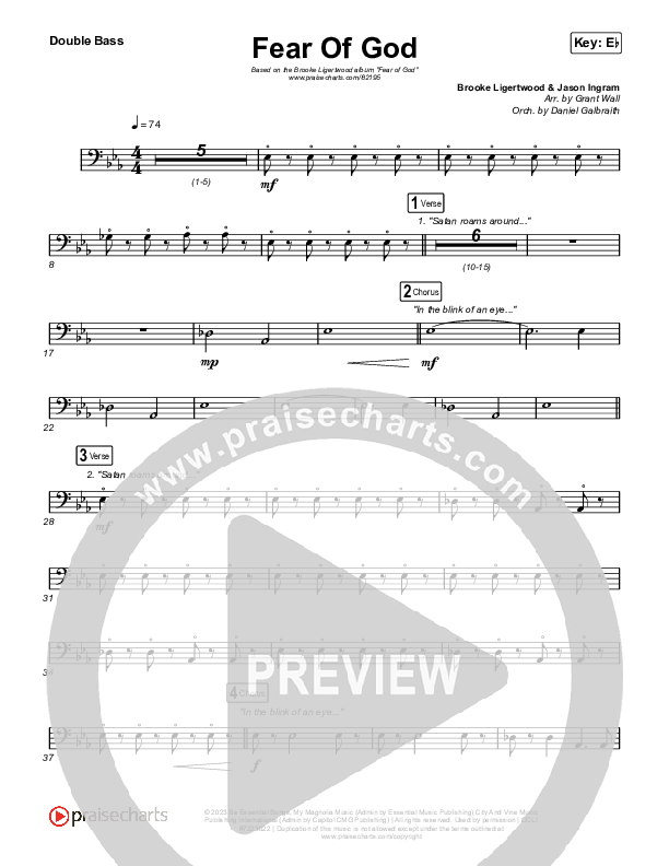 Fear Of God String Bass (Brooke Ligertwood)