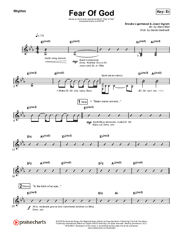 Fear Of God Rhythm Pack (Brooke Ligertwood)