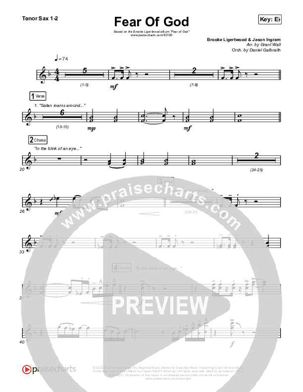 Fear Of God Sax Pack (Brooke Ligertwood)