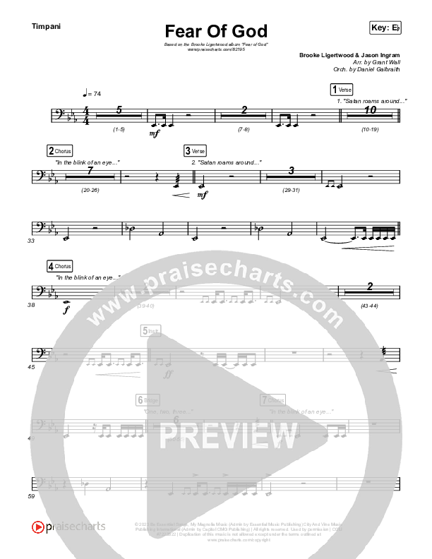 Fear Of God Timpani (Brooke Ligertwood)