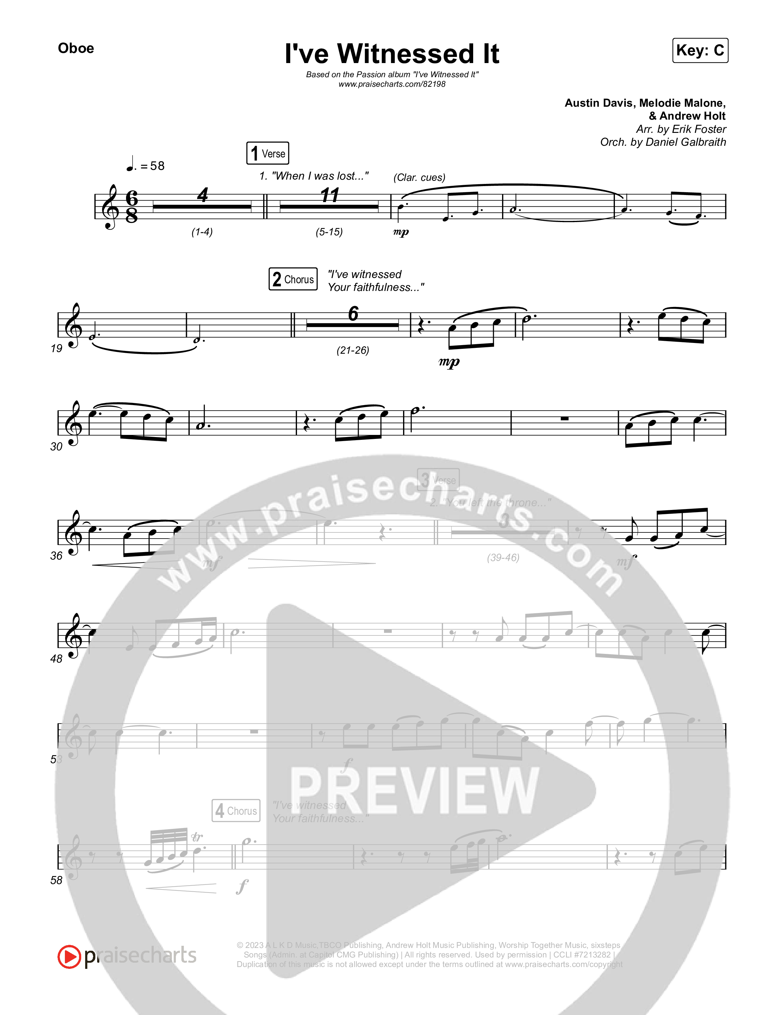 I've Witnessed It Wind Pack (Passion / Jenn Johnson)