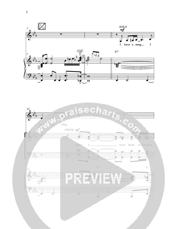 Since I Have Been Redeemed (Choral Anthem SATB) Anthem (SATB/Piano) (Lifeway Choral / Orch. Bradley Knight)