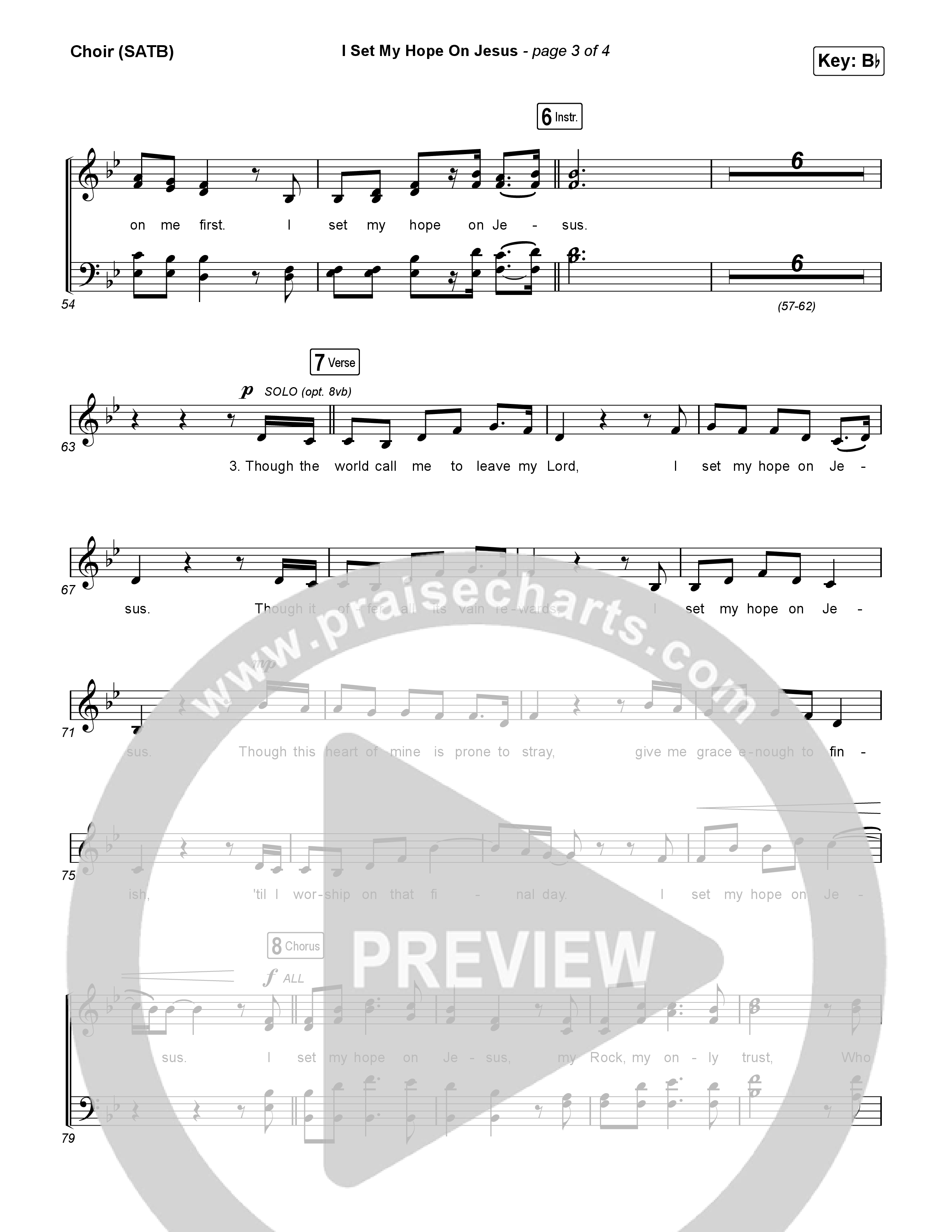 I Set My Hope (Hymn For A Deconstructing Friend) Choir Sheet (SATB) (Keith & Kristyn Getty)