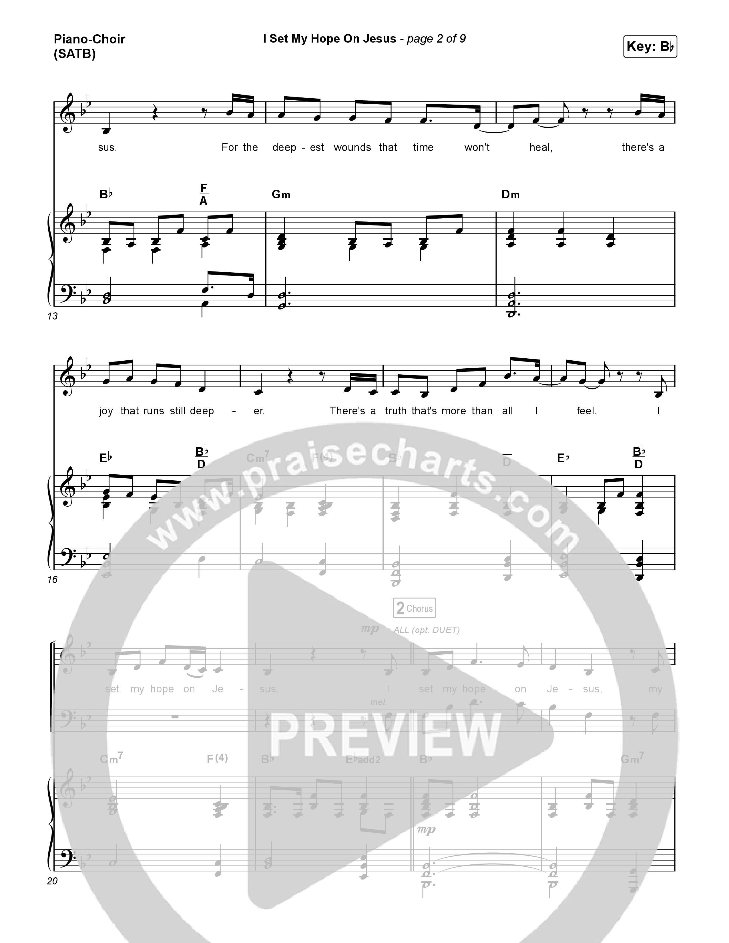 I Set My Hope (Hymn for a Deconstructing Friend) Piano/Vocal (SATB) (Keith & Kristyn Getty)