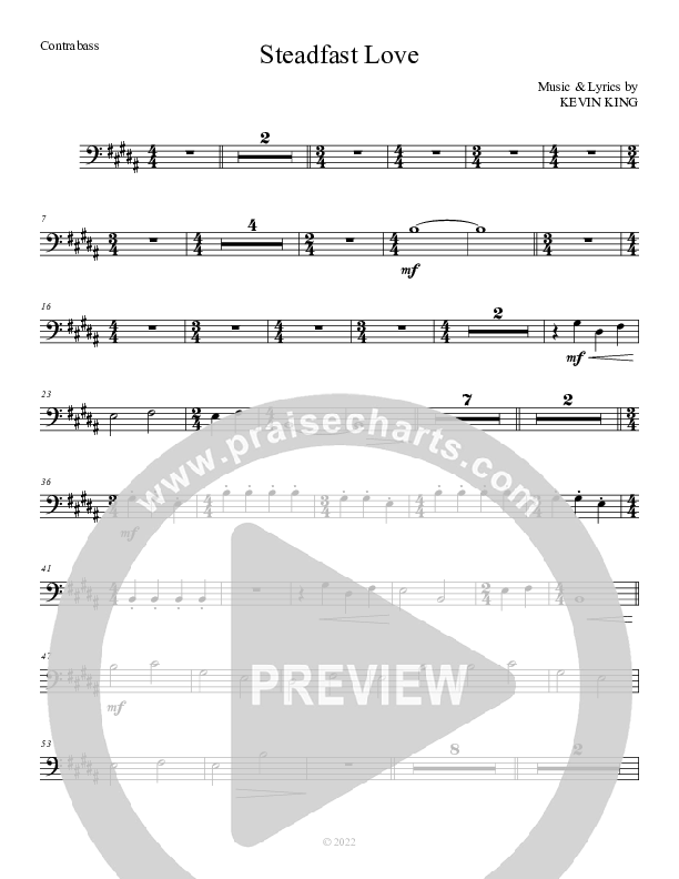 Steadfast Love Contrabass (Grace Worship)
