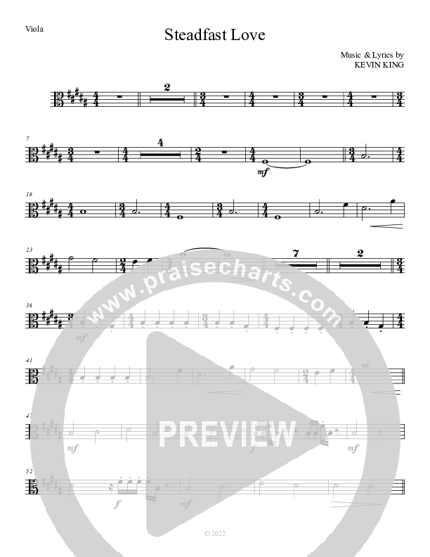 Steadfast Love Viola (Grace Worship)