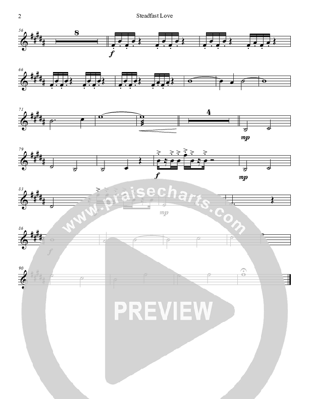 Steadfast Love Violin 2 (Grace Worship)