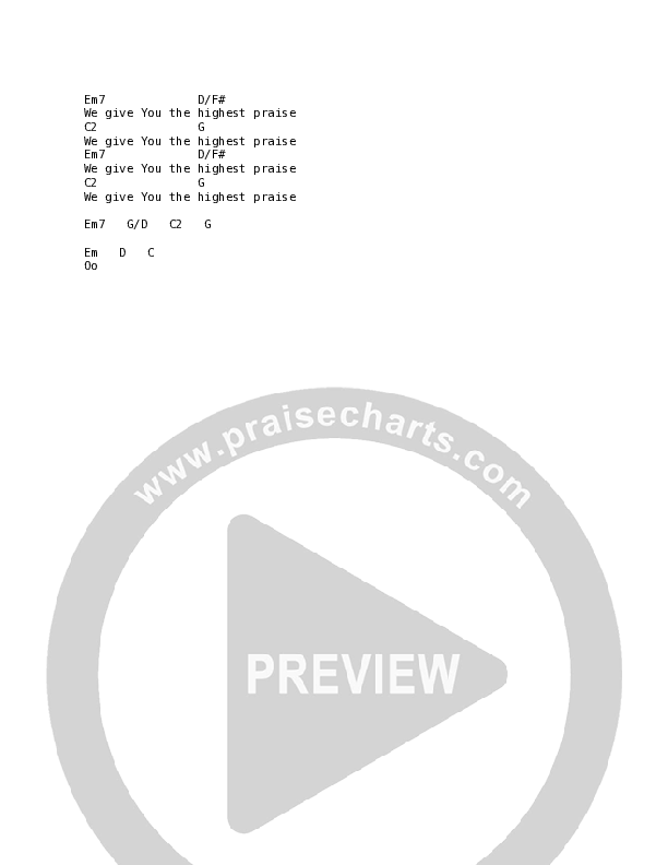 The Gospel (Live) Chord Chart (Vineyard Worship)