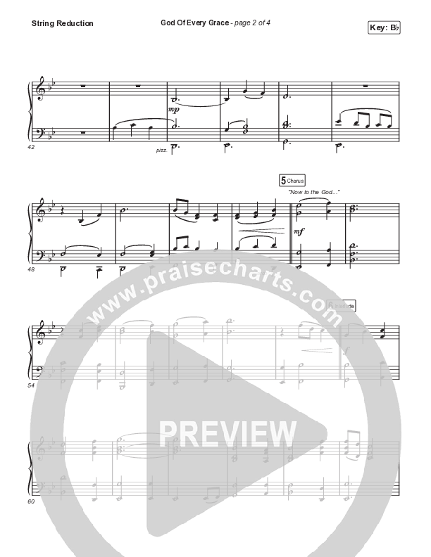 God Of Every Grace (Choral Anthem SATB) String Reduction (Keith & Kristyn Getty / Matt Boswell / Matt Papa / Arr. Mason Brown)