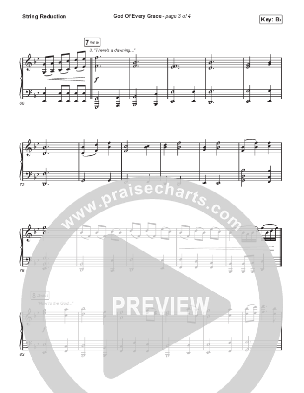 God Of Every Grace (Choral Anthem SATB) String Reduction (Keith & Kristyn Getty / Matt Boswell / Matt Papa / Arr. Mason Brown)