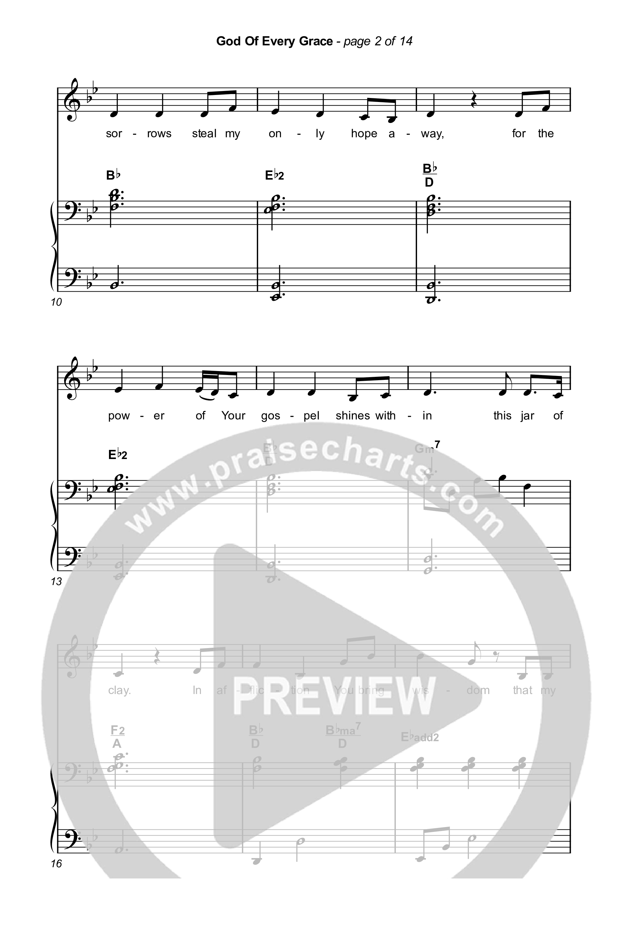 God Of Every Grace (Sing It Now) Octavo (SATB & Pno) (Keith & Kristyn Getty / Matt Boswell / Matt Papa / Arr. Mason Brown)