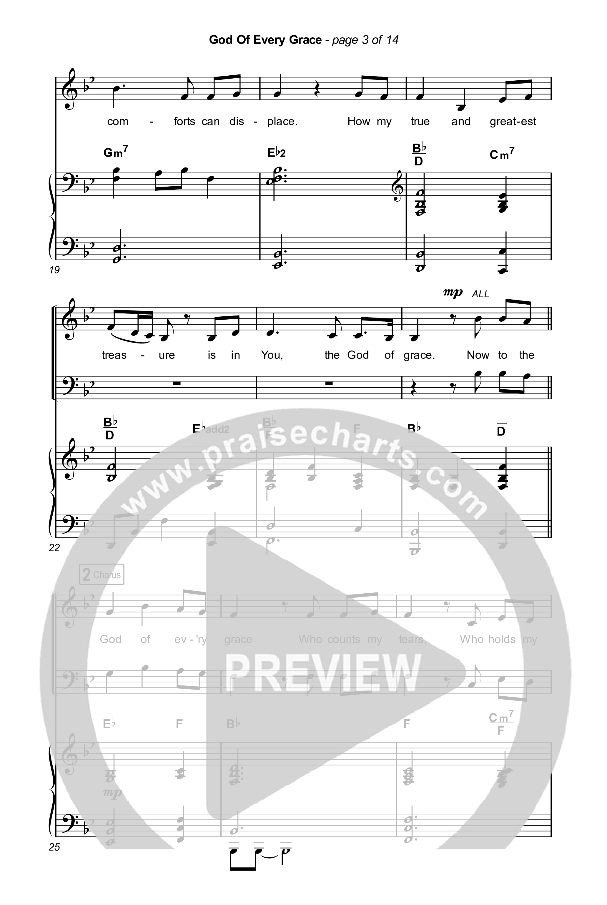 God Of Every Grace (Sing It Now) Octavo (SATB & Pno) (Keith & Kristyn Getty / Matt Boswell / Matt Papa / Arr. Mason Brown)