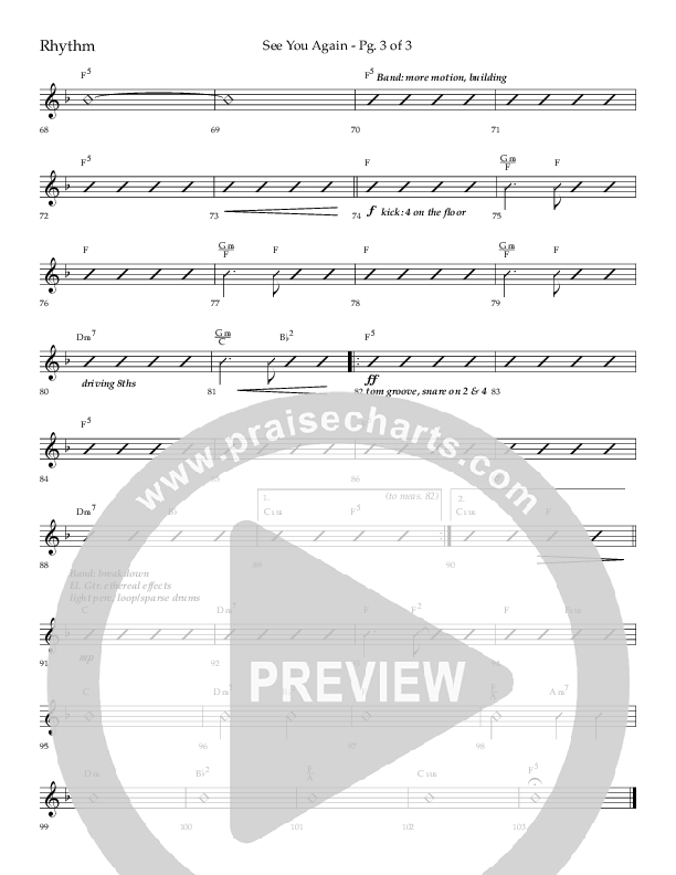 See You Again (Choral Anthem SATB) Lead Melody & Rhythm (Lifeway Choral / Arr. John Bolin / Orch. Daniel Semsen)