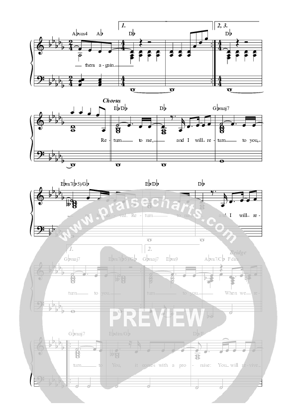 The Promise (Live) Lead Sheet Melody (William McDowell / Nicole Binion / Dunsin Oyekan)