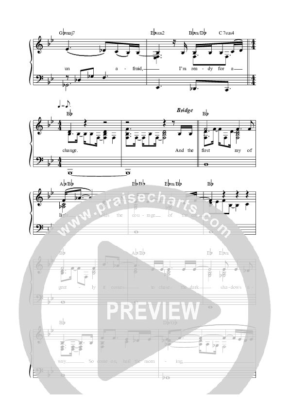 Ready For The Dawn Lead Sheet Melody (Lucy Grimble)