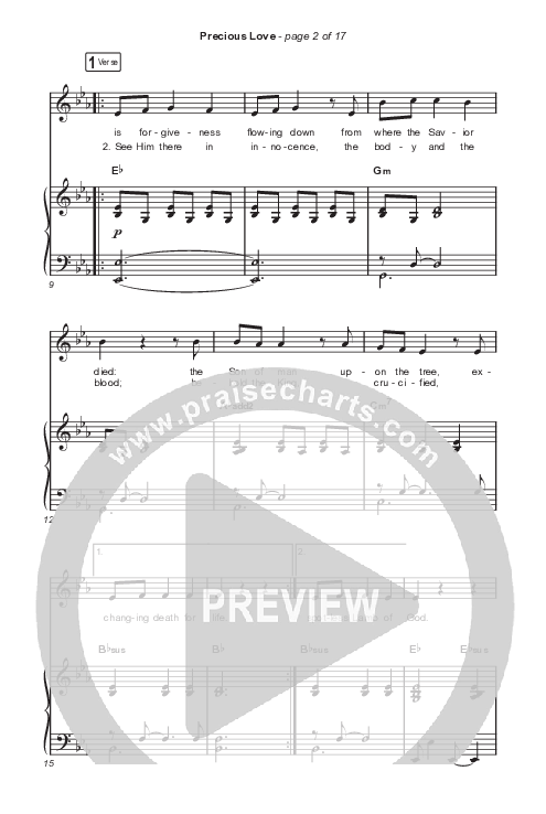 Precious Love (Choral Anthem SATB) Octavo (SATB & Pno) (Chris Tomlin / Arr. Mason Brown)