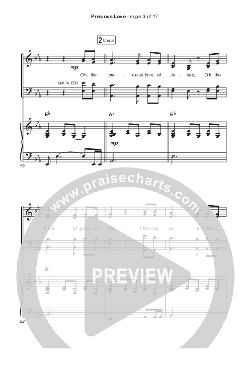 Precious Love (Choral Anthem SATB) Octavo (SATB & Pno) (Chris Tomlin / Arr. Mason Brown)
