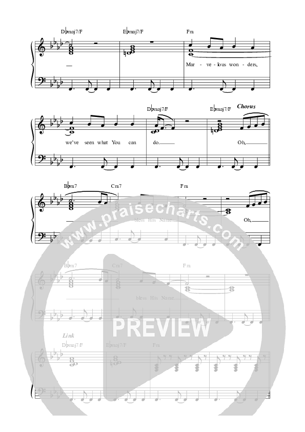 Bless His Name (Live) Lead Sheet Melody (REVERE / Joseph Espinoza)